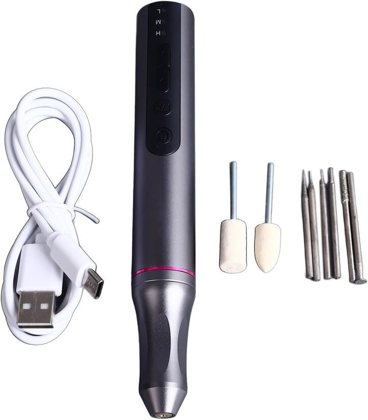 Akku Multifunktionswerkzeug Set, 3,7V 650mAh Akku-Rotationswerkzeug Set, 3 Gang Mini Rotationswerkze