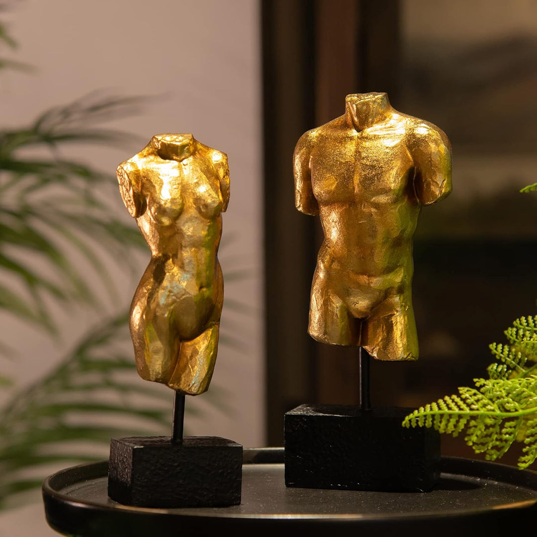 Guichifun Skulpturen Heimdekoration Büste männliche Statue – Figur Harzdekoration Moderne dekorative