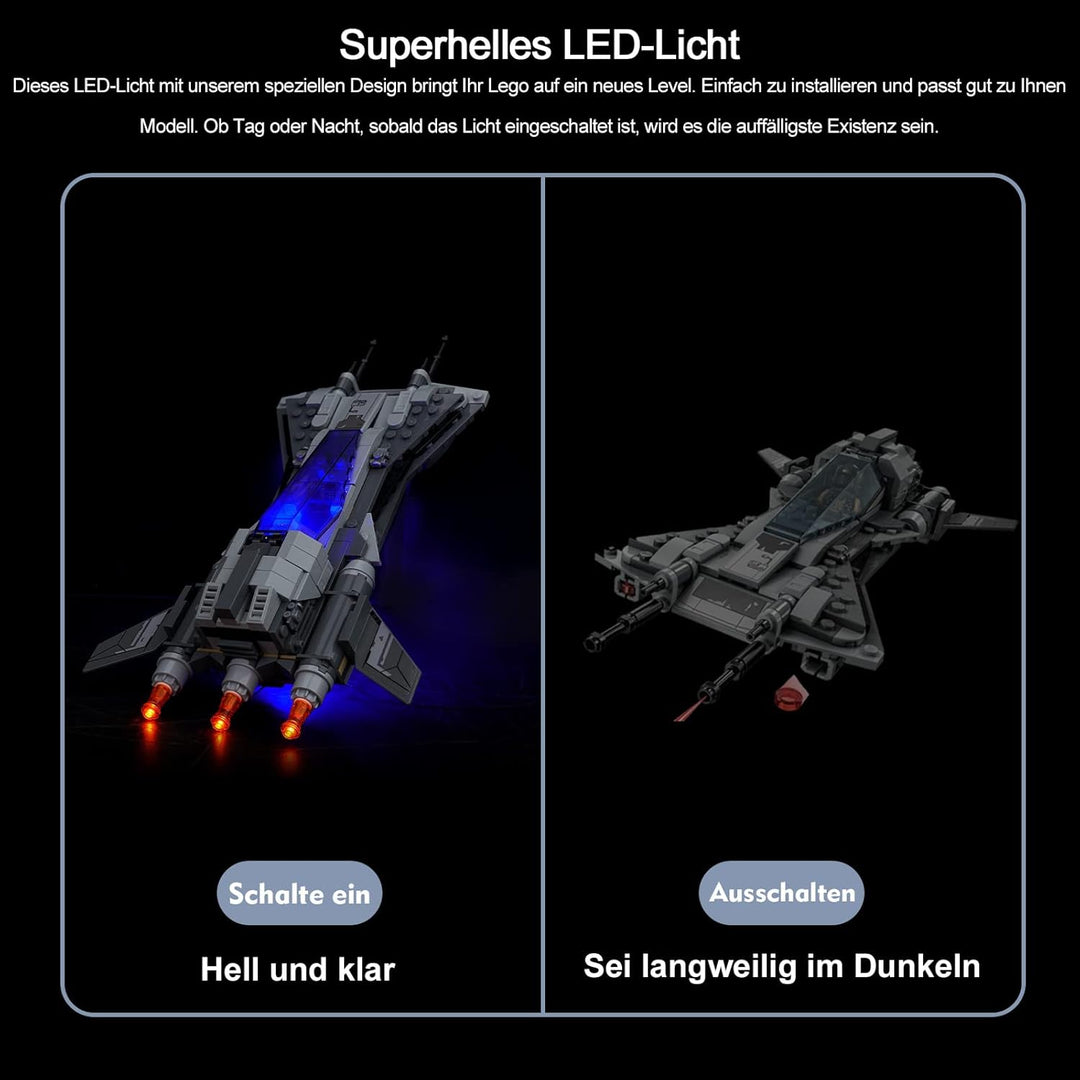 Led Licht Set Kompatibel mit Lego Snubfighter der Piraten Set (Kein Modell), Dekorationsbeleuchtungs