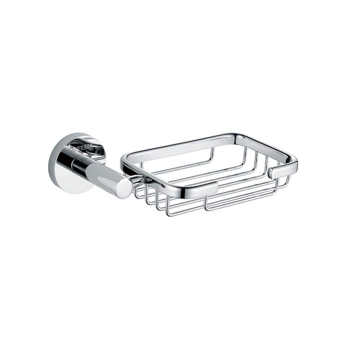 GRIFEMA IBIZA-G30102 | Wandmontage Badaccessoires - Seifenschale mit Halter aus Messing und Glas | A