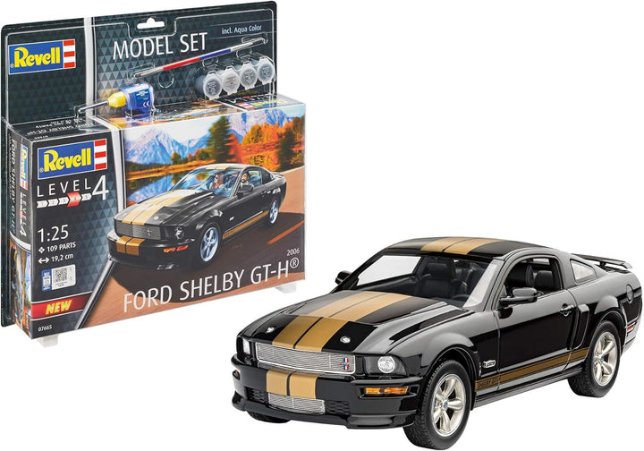 Revell REV-67665 Model Set 2006 Ford Shelby GT-H, Modellbausatz + Zubehör, 1:25/19,2 cm, 1/72