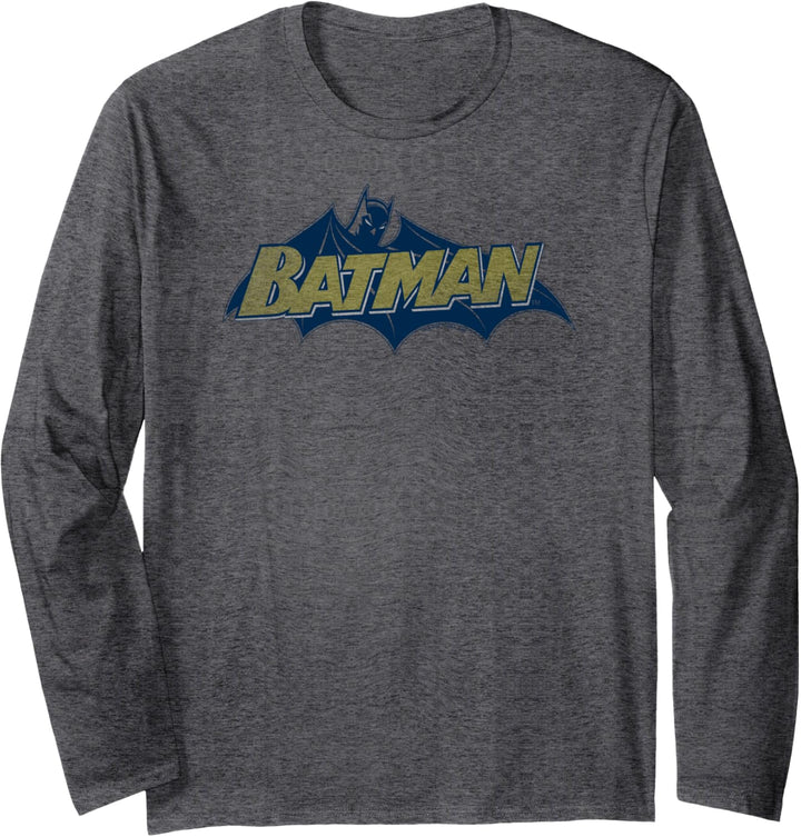 Batman Classic Comic Logo Langarmshirt