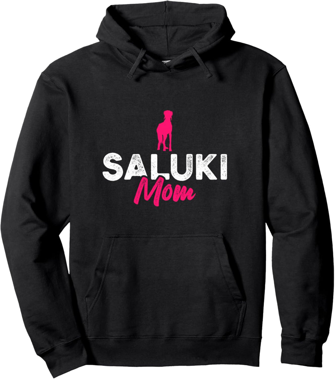 Saluki Mom Pullover Hoodie