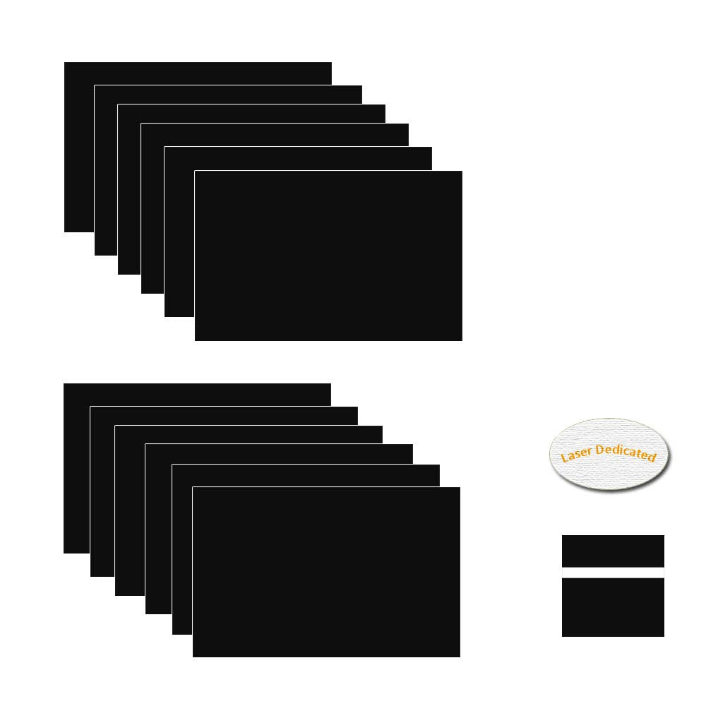 XLNTTECH 100 % Lasergravur, doppelseitiges Blatt (17,8 x 27,9 x 101,6 cm, 12 Stück) für Innenschilde