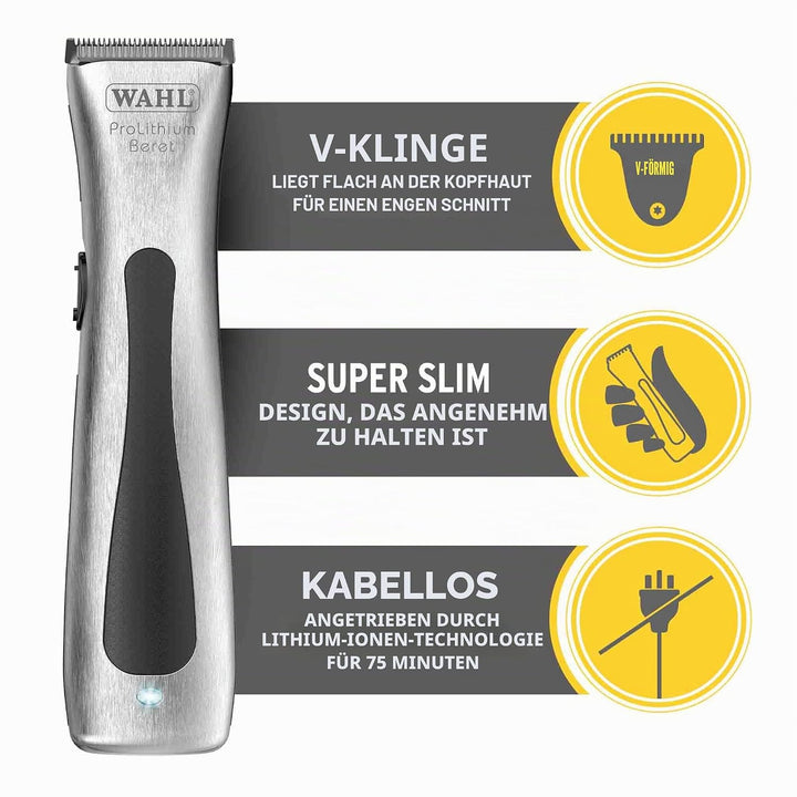 Wahl Clipper Beretto, schwarz Single, Single