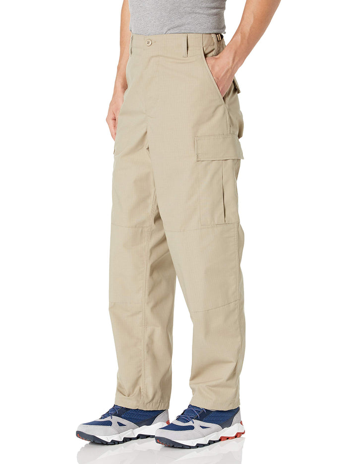 Tru-Spec Herren-Hose aus Polyester und Baumwolle, Ripstop-Hose M Khaki, M Khaki