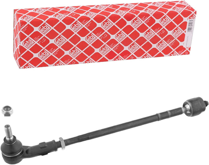 febi bilstein 24258 Spurstange mit Endstück und Sicherungsmutter , 1 Stück Vorderachse links, Vorder