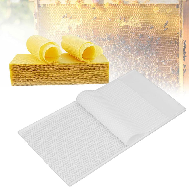 Jeanoko 2 Stück 5,4 Mm Silikon Bienenwachsform Bienenwachs Foundation Pressform Imkereizubehör für M