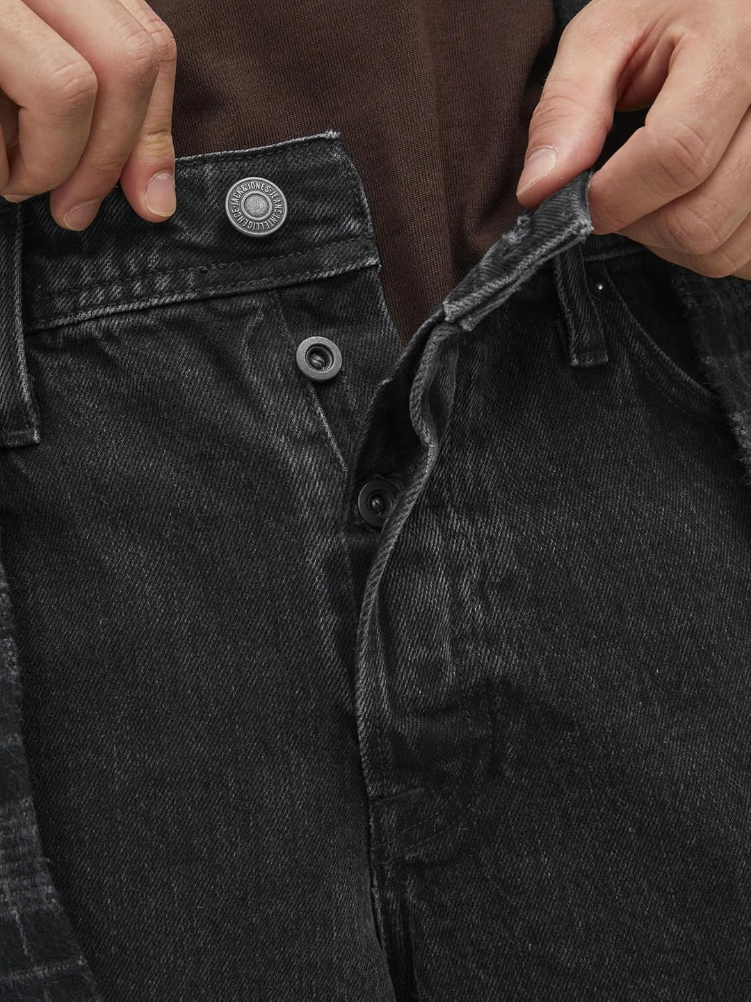 JACK &amp; JONES Male Loose fit Jeans JJIEDDIE JJORIGINAL CJ 275 PCW NOOS Loose fit Jeans 29W / 30L Blac