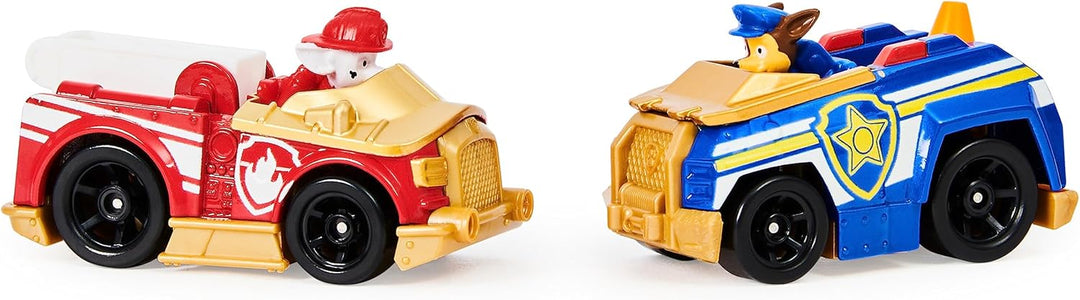 PAW Patrol True Metal Adventure Bay Spielset mit 2 Metallfahrzeugen im Massstab 1:55 Single, Single