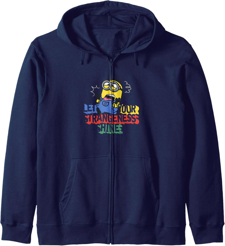 Minions Let Your Strangeness Shine Kapuzenjacke
