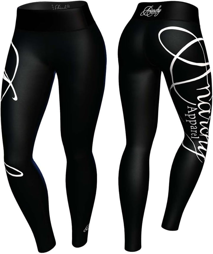 Anarchy Apparel Leggings, Panthera, Fitness, Women, Pants, Compression, Hosen XS Schwarz, XS Schwarz