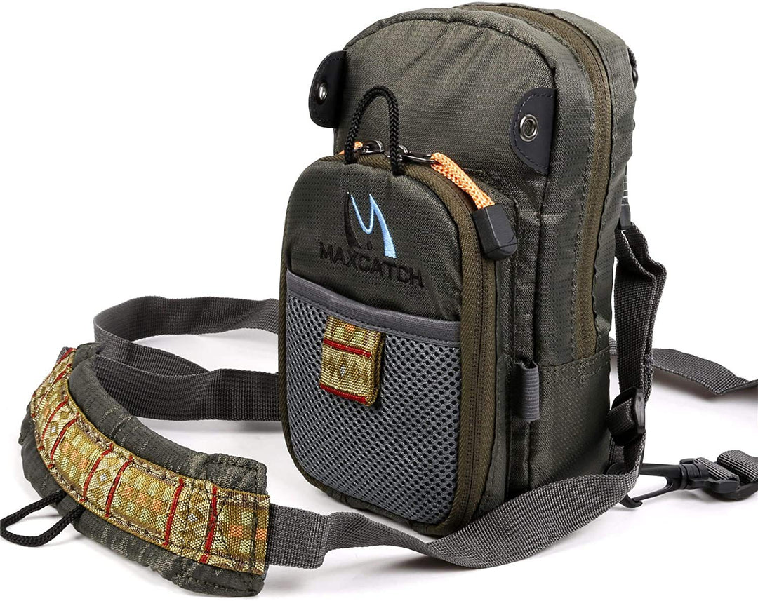 MAXIMUMCATCH Maxcatch Fliegenfischen Brusttasche Superleichte Brustpackung für Fliegenfischen Zubehö