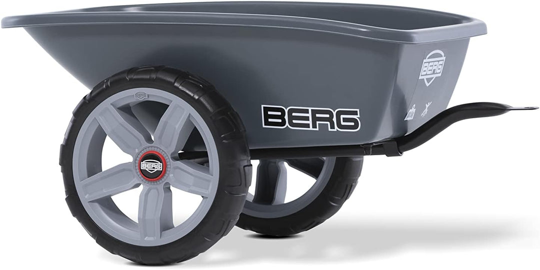 BERG Trailer M Für Reppy Gokart Inklusiv Anhängerkupplung, Grau