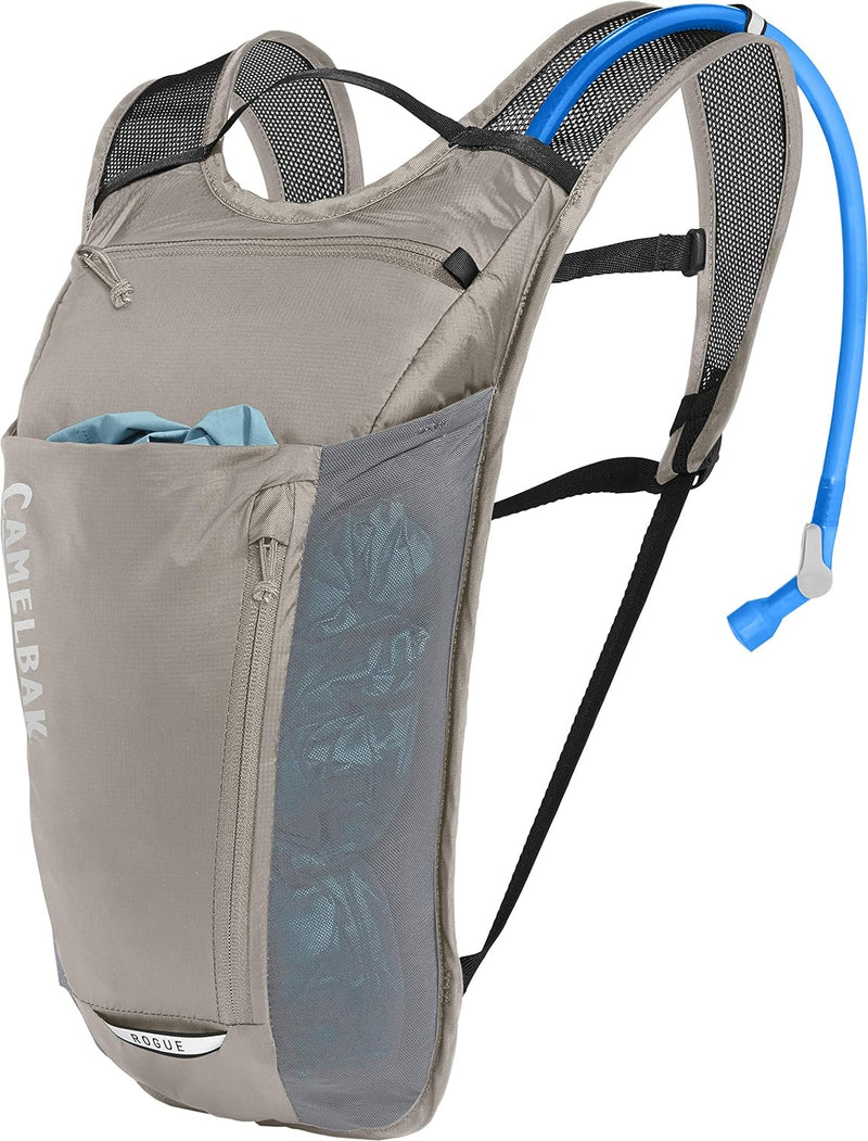 CAMELBAK Unisex - Adult Rogue Light Hydration Backpack Einheitsgrösse Aluminum / Black, Einheitsgrös