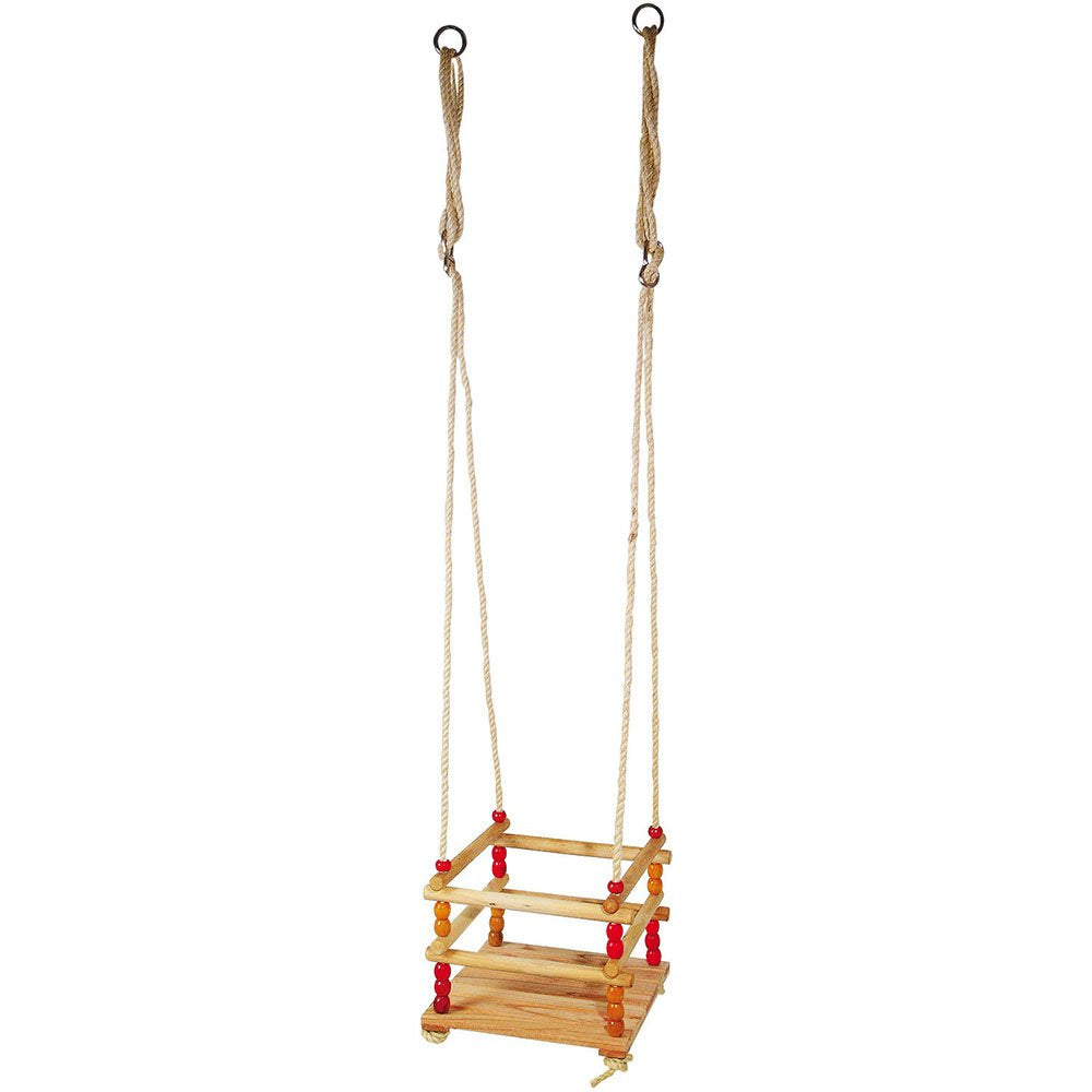 small foot Kleinkindschaukel aus Holz, fördert das Gleichgewichtssystem, Outdoor/Indoor, ab 18 Monat
