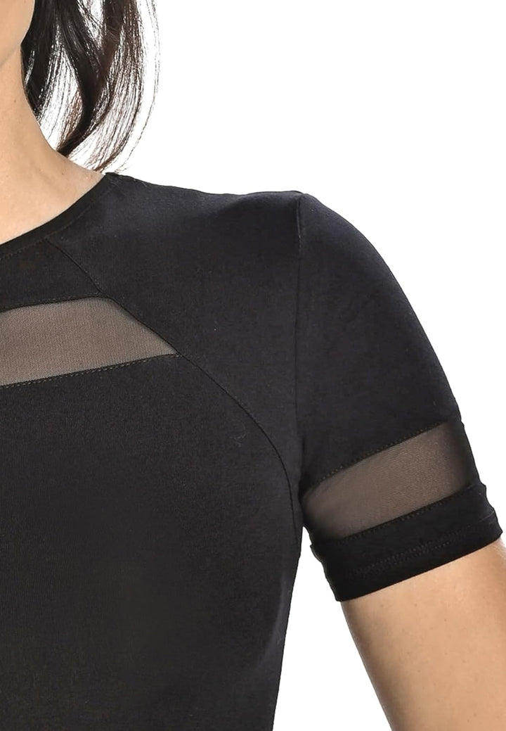 Teyli Bodysuit Women Damen Body Elegant - Mesh Top Body Damen Elegant - Body Damen aus Viskose und M