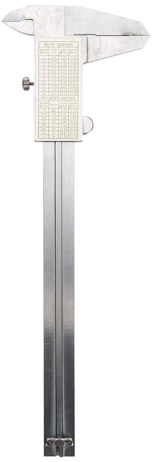 Mannesmann Schieblehre, rostfrei 150 mm, M 825-150 (Packung mit 2) Pack of 2, Pack of 2