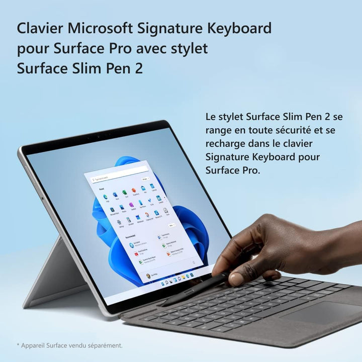 Clavier Microsoft Signature pour Surface Pro avec Stylet Vert forêt Waldgrün Tastatur + Eingabestift