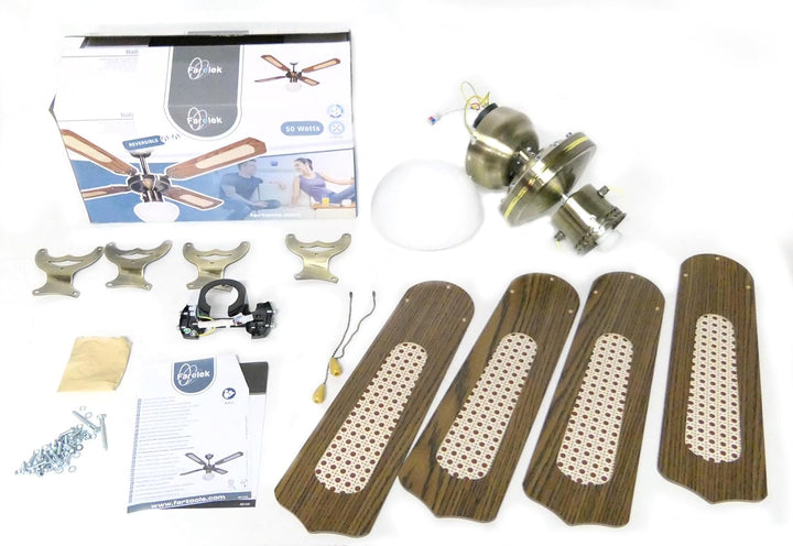 Farelek Bali Deckenventilator, 107 cm,