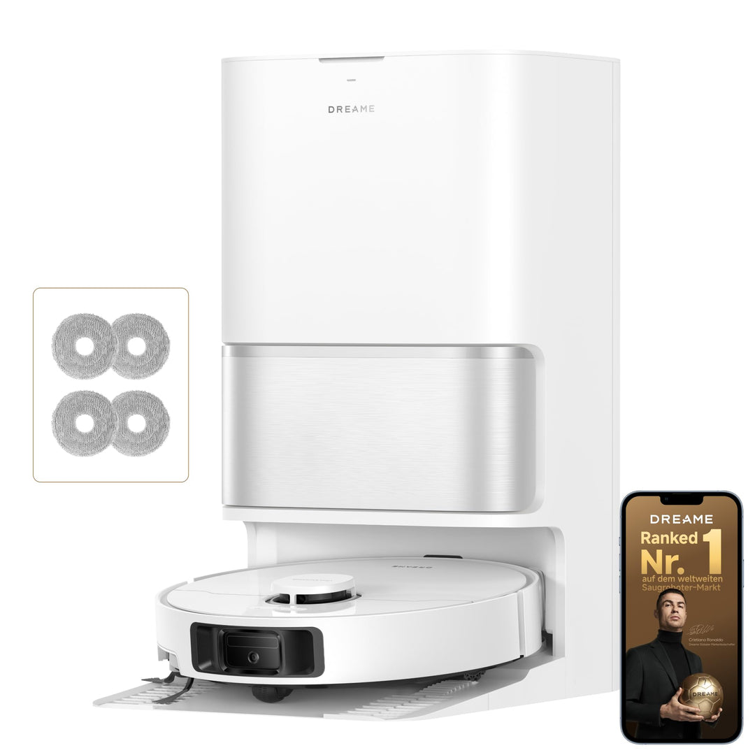 DREAME L10s Ultra Gen 3 Set staubsauger mit wischfunktion mit einer Saugkraft von 25.000 Pa, Seitenb