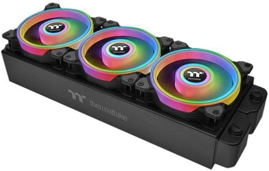 Thermaltake Riing Quad CL-F088-PL12SW-B, 120 mm, 16,8 Millionen RGB-Farben (Alexa, Razer Chroma), So