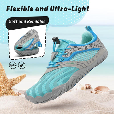 SAGUARO Unisex-Kinder Barfussschuhe Schnell Trocknend Wanderschuhe Leicht Laufschuhe Gr.24-36 26 EU