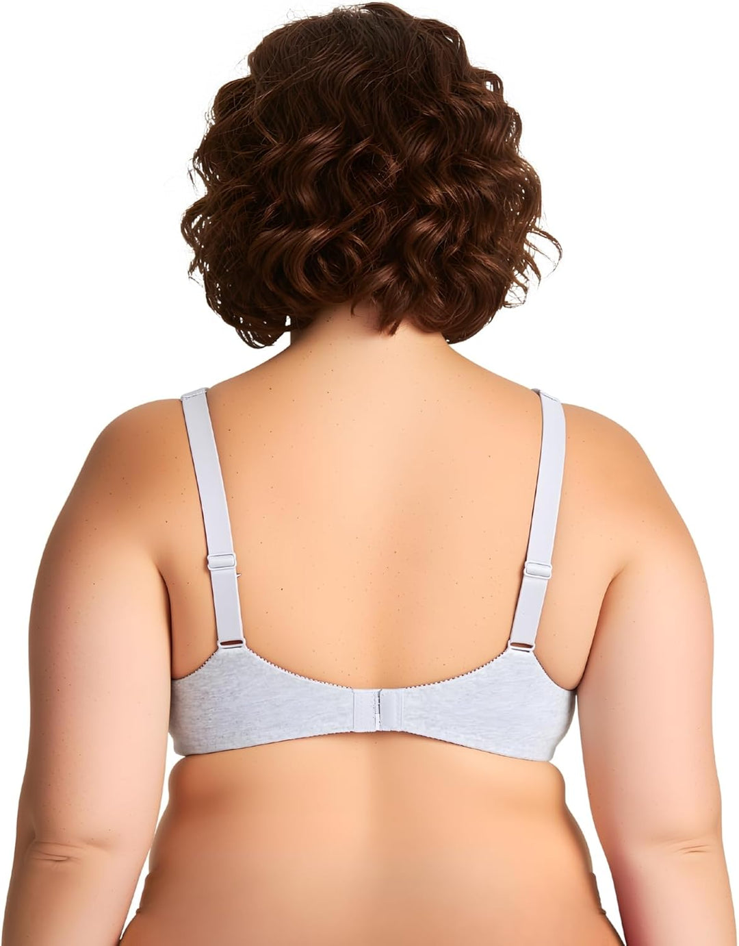 Curve Muse Damen-BH, ungefüttert, Balconette, Baumwolle, Spitze, Übergrösse, 2er- oder 3er-Pack 75D
