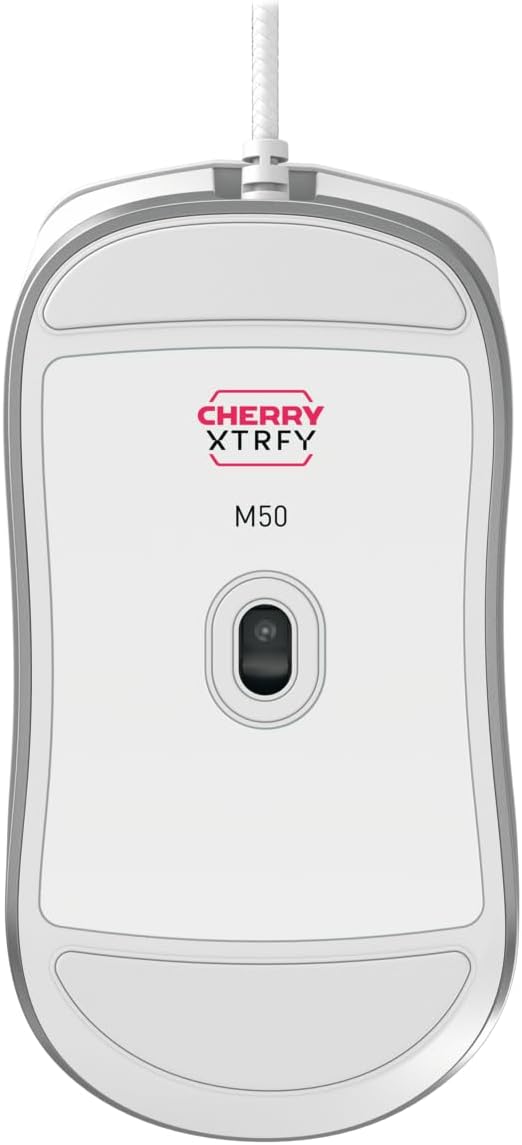 CHERRY XTRFY M50, Leichte Kabelgebundene Gaming-Maus, Ergonomische Form für Optimalen Komfort und Ko