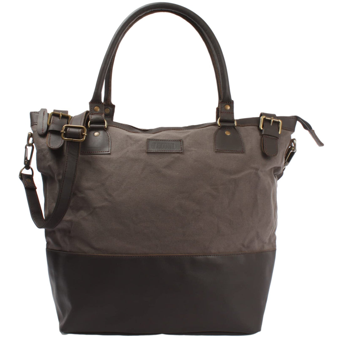 LECONI XL Shopper für Damen kleiner Weekender Beuteltasche grosse Frauen Schultertasche Wickeltasche