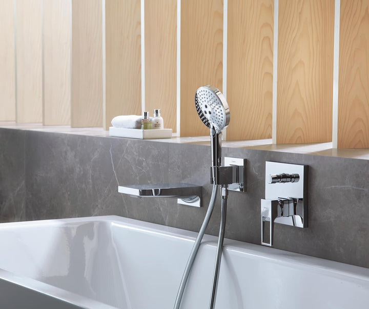 hansgrohe Metropol Wannenarmatur, Unterputz, Chrom Chrom Wanne ohne integrierte Sicherungskombinatio