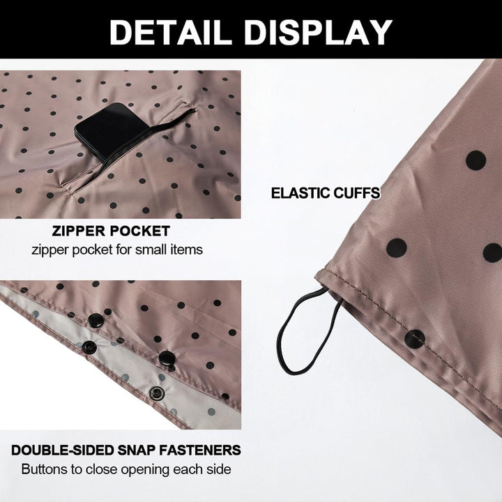 Regenponcho Damen/Herren Outdoor Jacket – Wasserdicht, Leicht & Packbar für Wandern, Camping Mit Kap