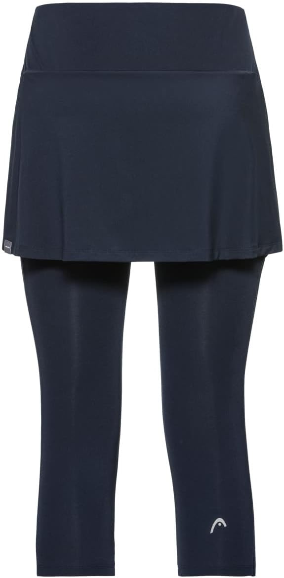 HEAD Damen Club 3/4 Tights Skort W Skorts XS Darkblue, XS Darkblue