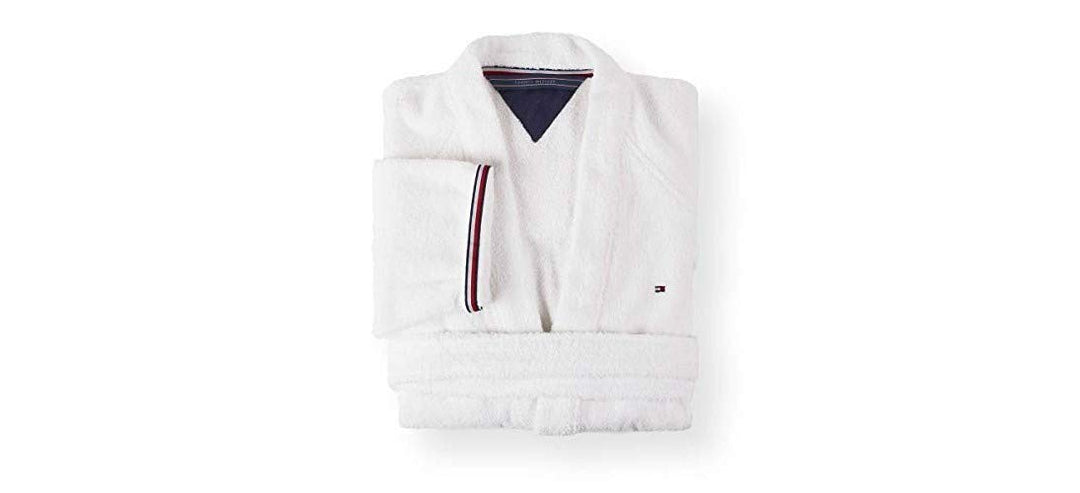 Tommy Hilfiger Kimono Uni Serie Grösse XL Farbe White