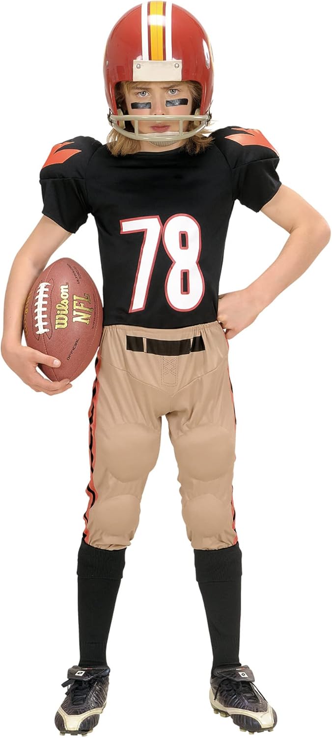 "AMERICAN FOOTBALL PLAYER" (stuffed T-shirt, stuffed pants) - (140 cm / 8-10 Years), 140