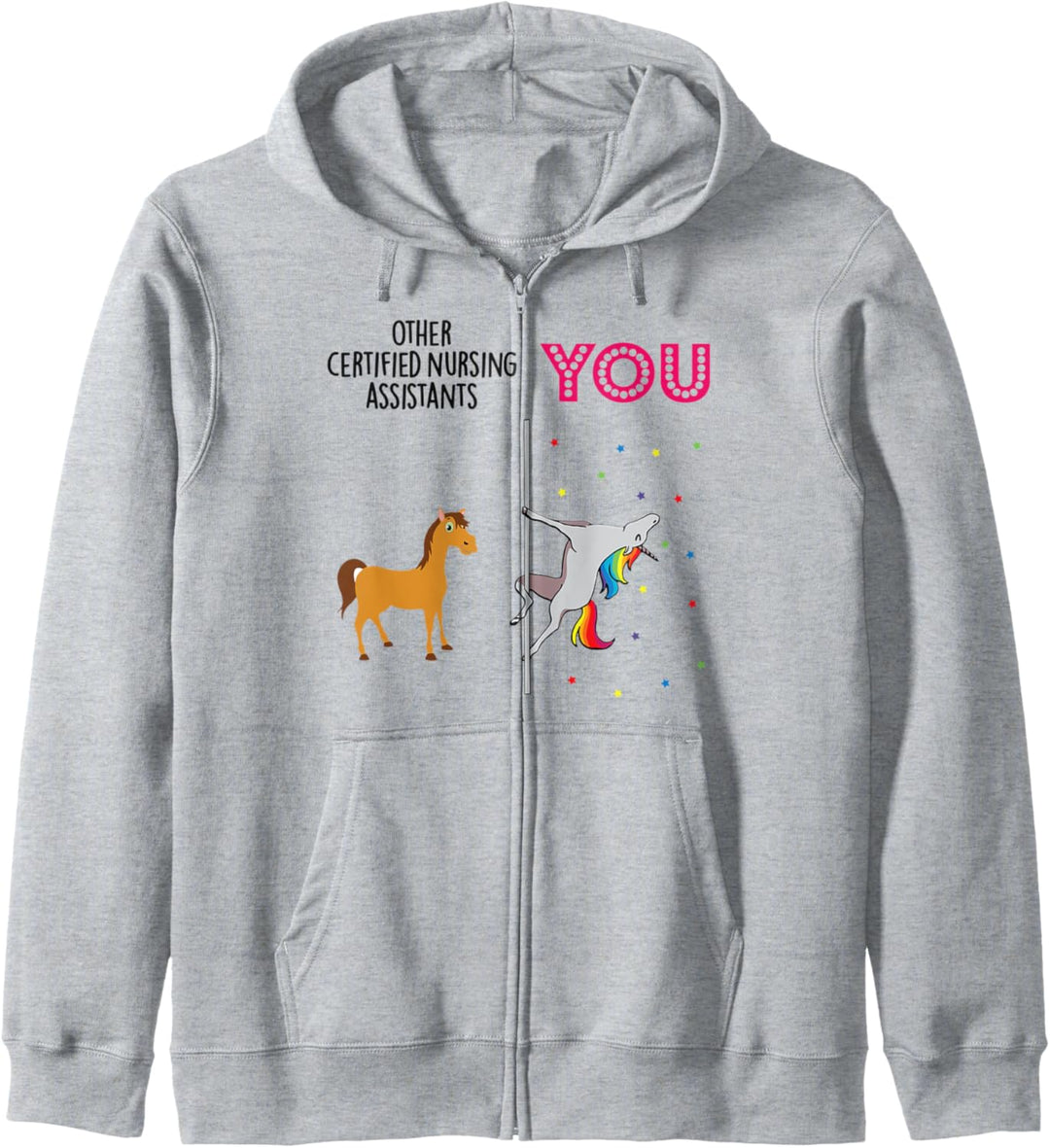 Certified Nursing Assistant Funny Unicorn Kapuzenjacke