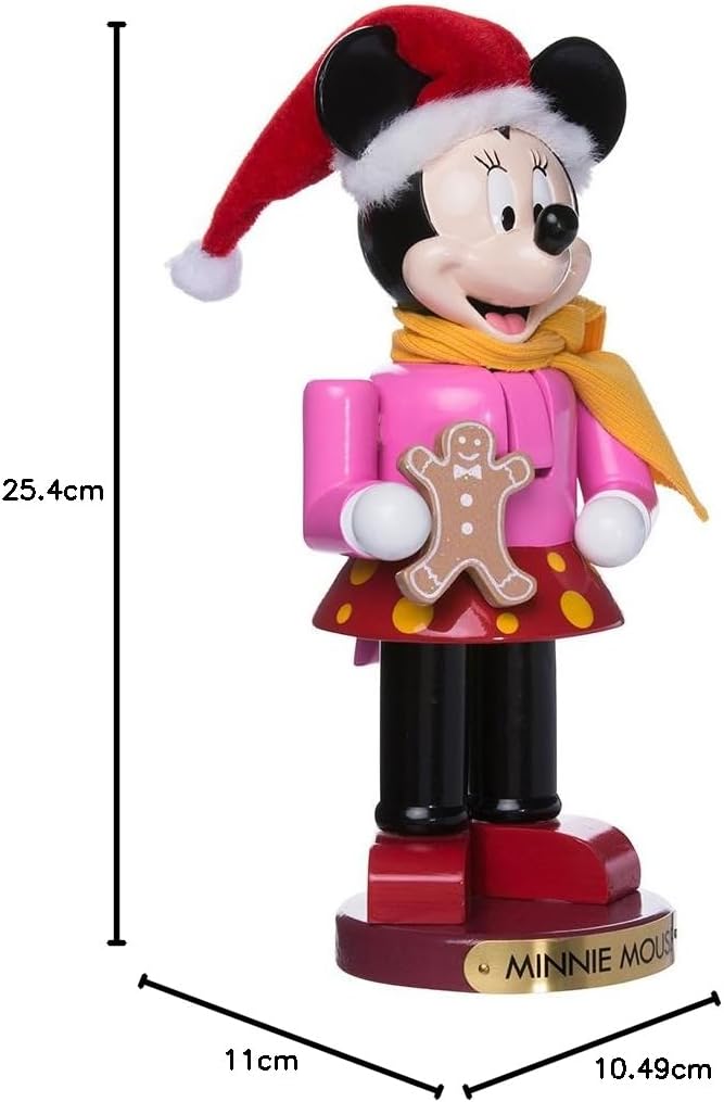Kurt Adler Minnie Maus Nussknacker, pink Standard, Standard