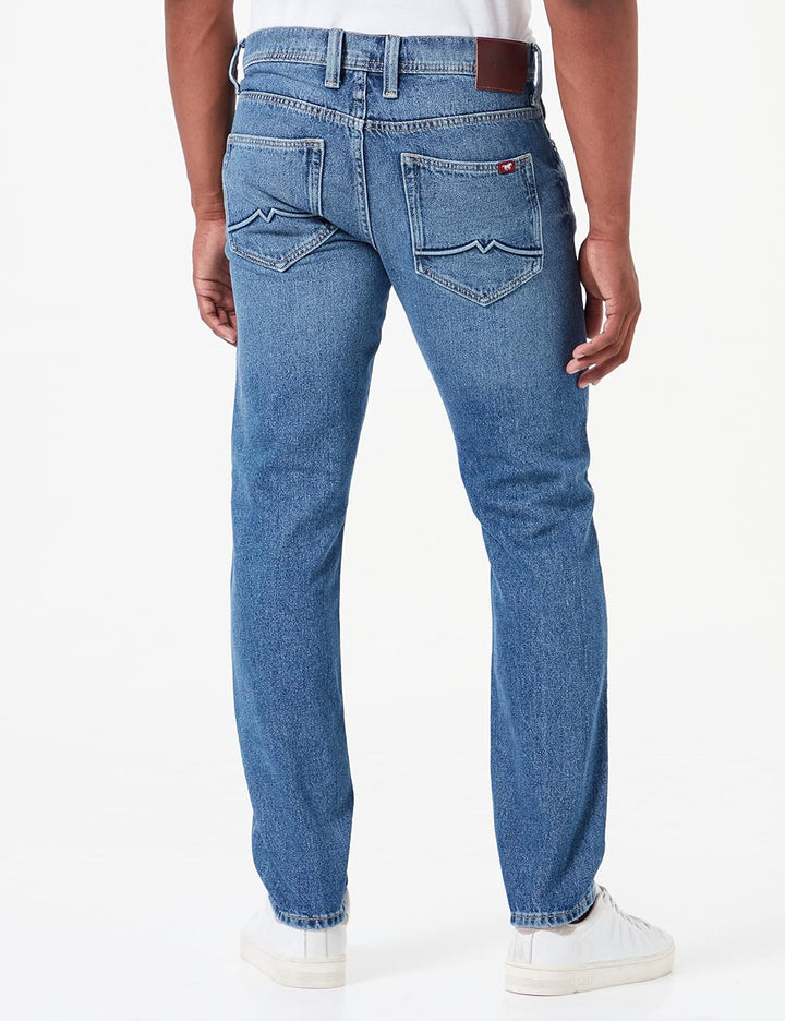 MUSTANG Herren Oregon Tapered Jeans 34W / 34L Mittelblau 783, 34W / 34L Mittelblau 783