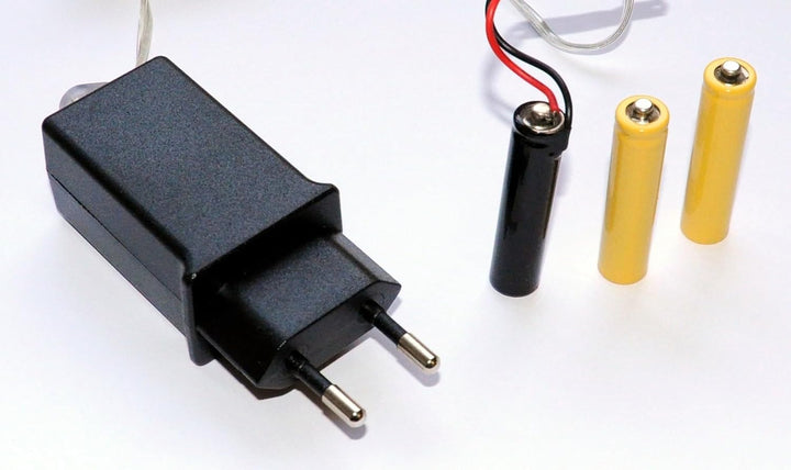 Coen Bakker Batterie Netzteil Adapter 10 x 3 AAA Micro Batterien 4,5V Wandler 1,5m Kabel Netzteil