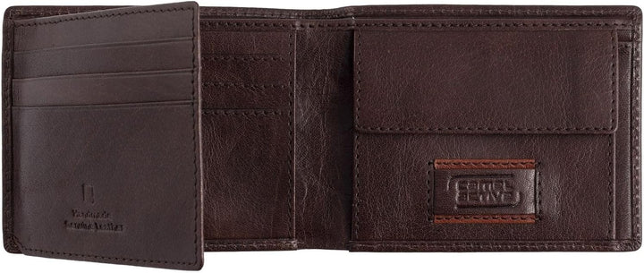 camel active bags Panama Herren Geldbörse Mittelgross Querformat Leder Braun 11 x 1,5 x 8,5 Brown, 1