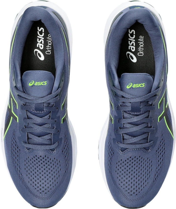ASICS Herren Gt-1000 12 Sneaker 39.5 EU Thunder Blue Electric Lime, 39.5 EU Thunder Blue Electric Li