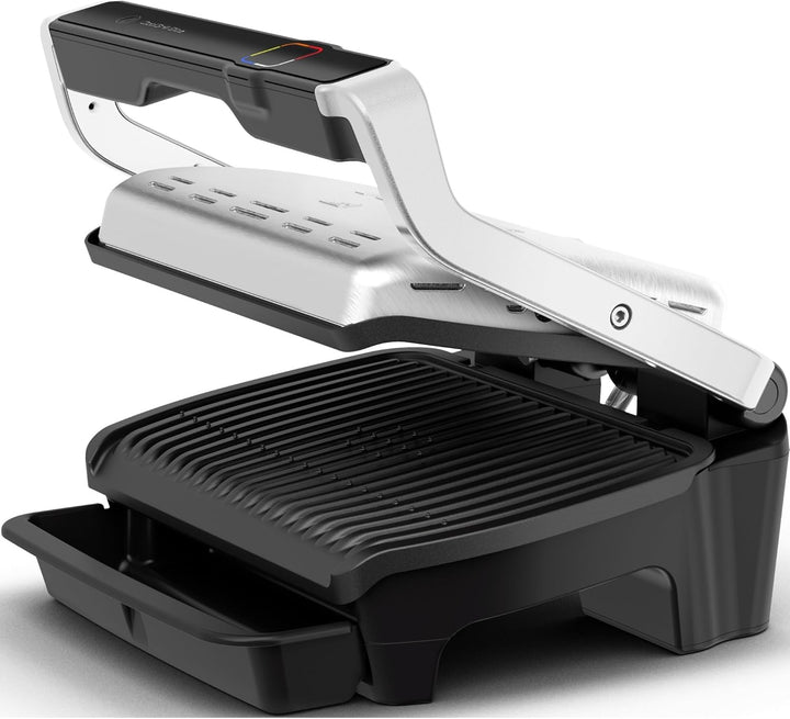 Tefal GC750D30 Elektro, Tisch Kontaktgrill Grillfunktion Schwarz, Silber Single, Single