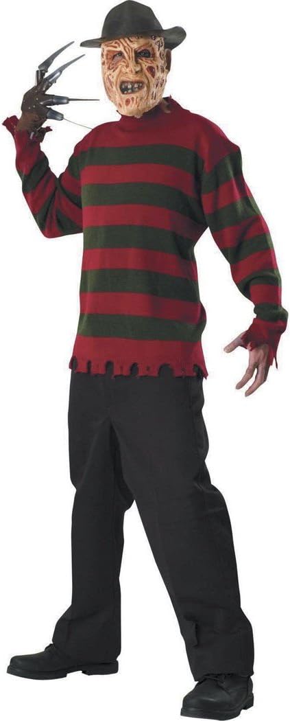 Nightmare - Freddy Krueger Horror Kostüm Pullover für Halloween und Fasching