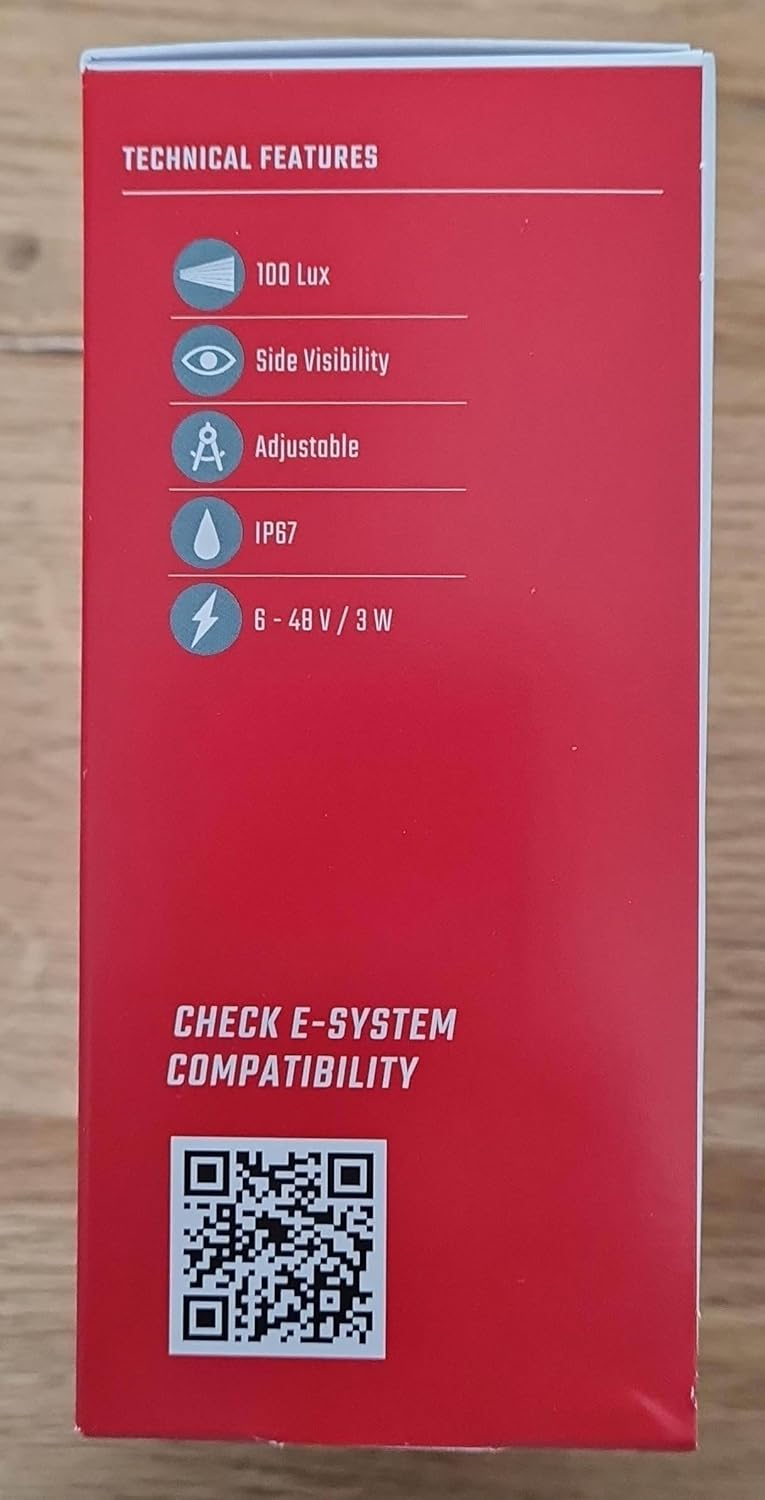 SIGMA EOX FL 100 | StVZO zugelassene Beleuchtung für E-Bikes | E-Bike Frontleuchte mit 100 LUX und O