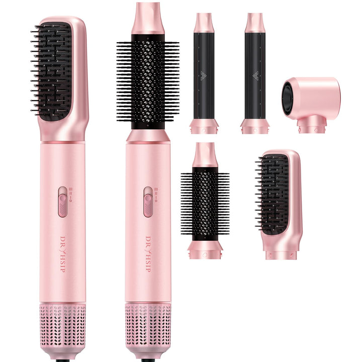 5 in 1 Warmluftbürste, Hairstyler Föhnbürste Volumen Lockenstab | Rundbürstenföhn, Warmluftbürste &amp;