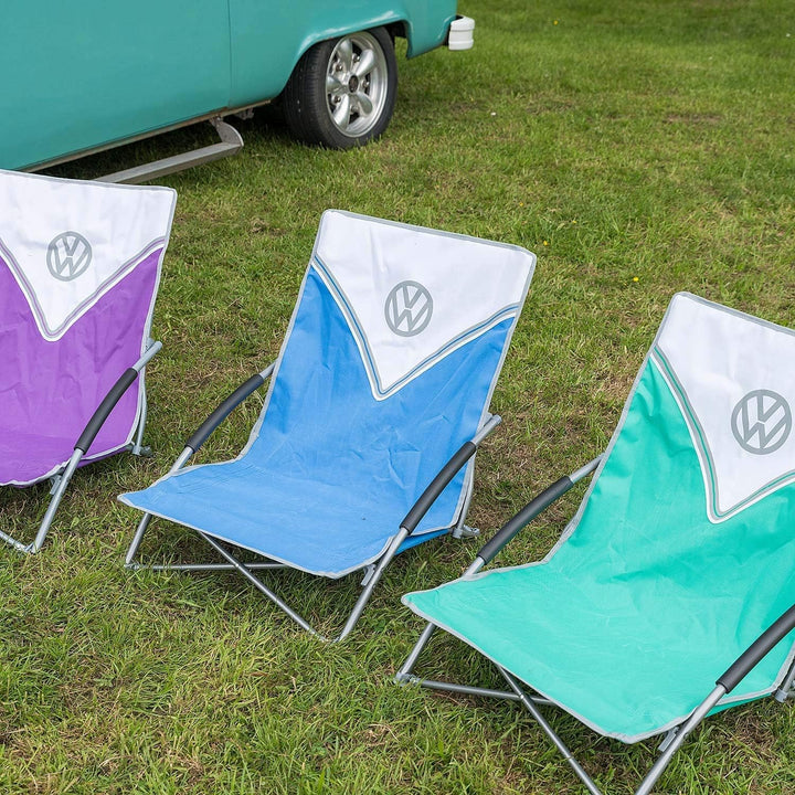 BRISA VW Collection - T1 Bulli Bus Faltbarer Strandstuhl mit Tragetasche | Volkswagen Campingstuhl K