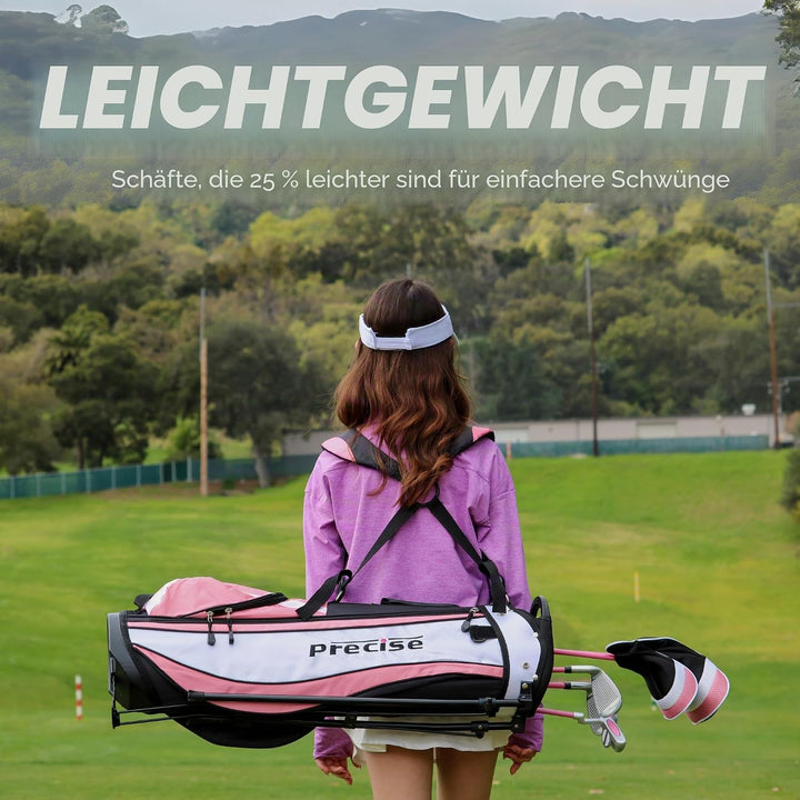 Markantes Junior-Golfschläger-Set für Linkshänder im Alter von 3 bis 5 Jahren (Höhe 90 bis 90 cm), n