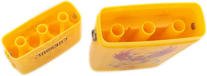 CUESOUL ANTIE Hard Dart Case, Hält 6 Steeldarts/Soft Tip Darts und zusätzliches Zubehör, mit Vier my