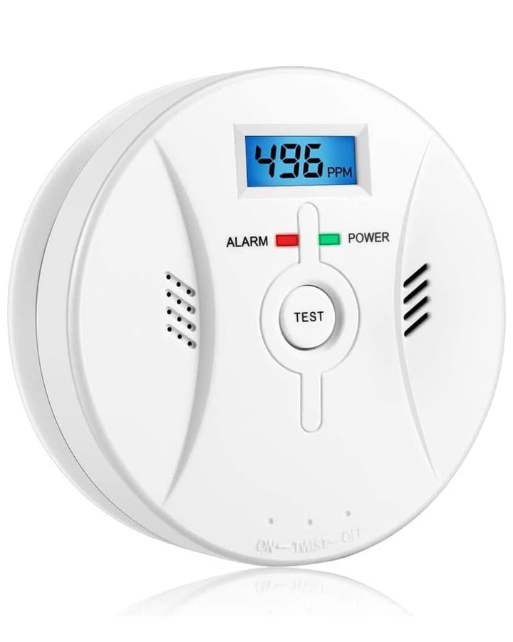 Kohlenmonoxid Warnmelder mit LCD Display CO Melder Lauter 85 Db Alarm Kohlenmonoxid Melder mit Kohle
