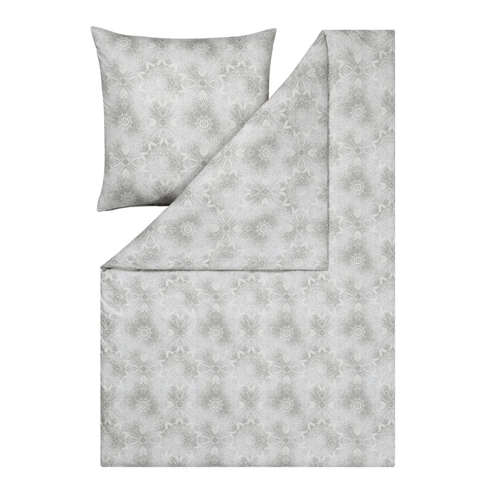 ESTELLA Mako Interlock Jersey Bettwäsche Amalie Silber 1 Bettbezug 135 x 200 cm + 1 Kissenbezug 80 x